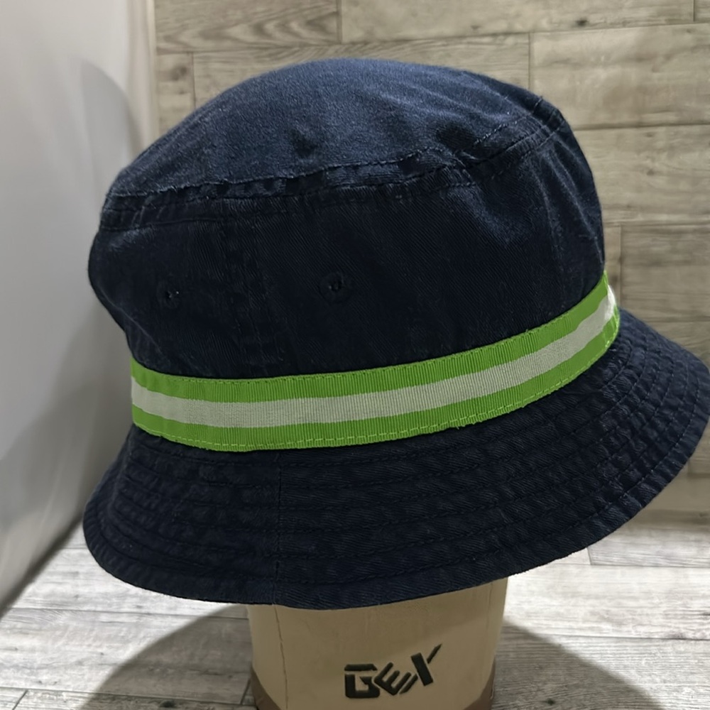 Blue turtle summer beach bucket hat - Picture 4 of 6